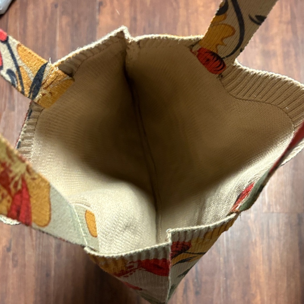 Floral Canvas Tote Bag - Picture 5 of 5